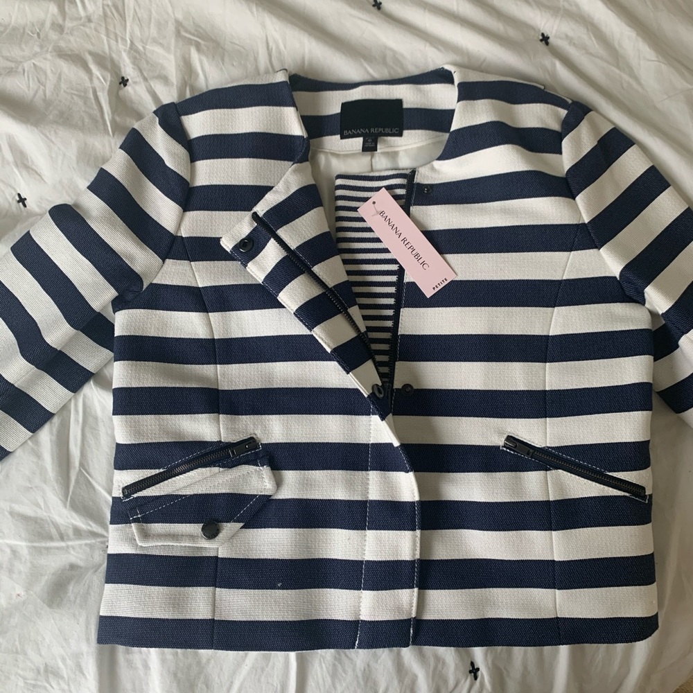 Banana Republic Striped Blazer